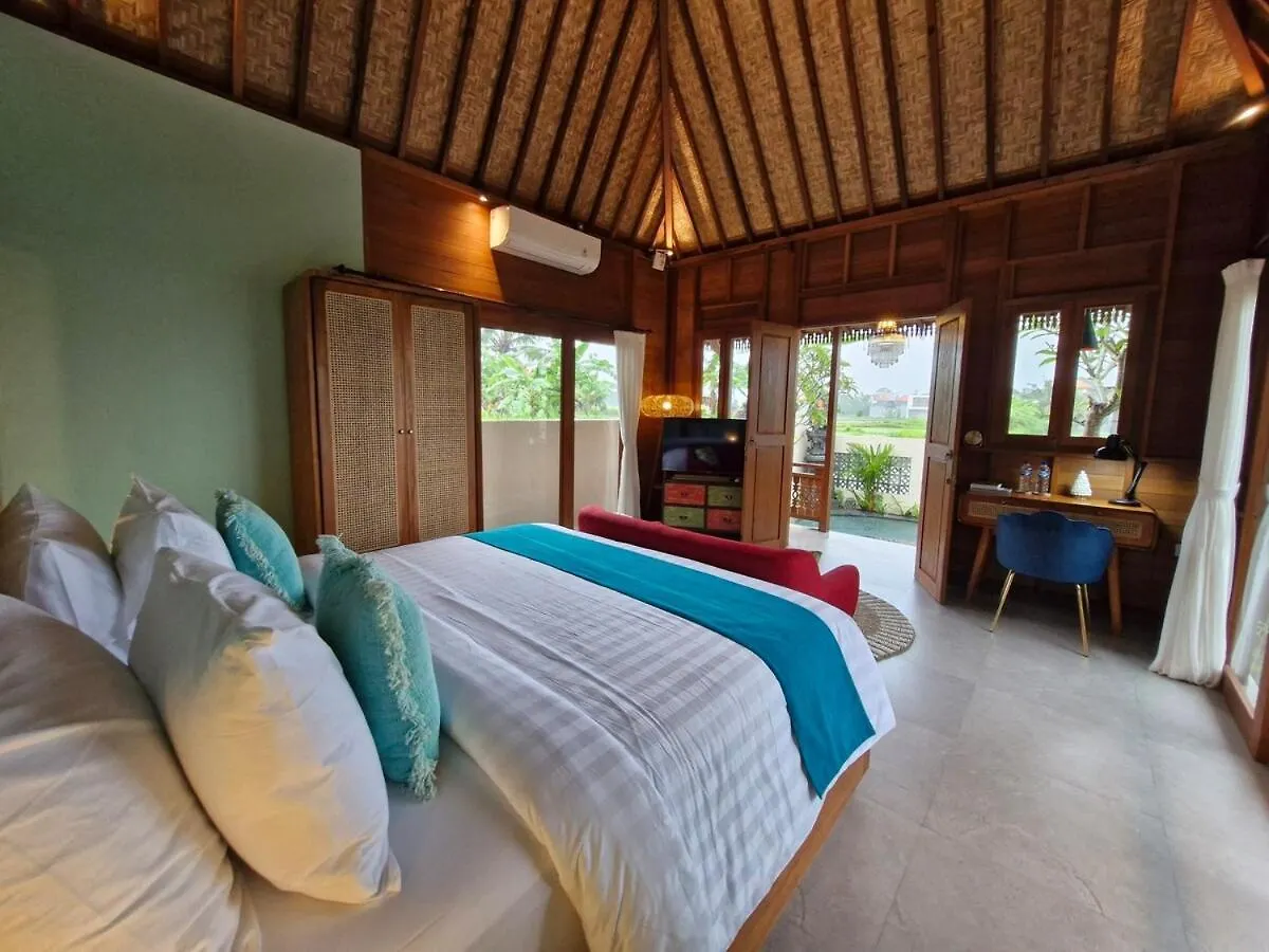 1Br Mayflower Ubud Villa W Pool & Ricefield View Indonesien